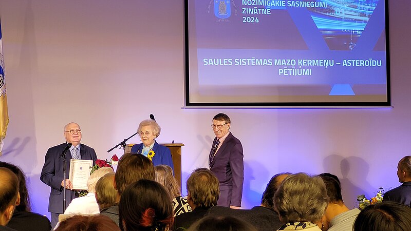 Recognition of Research at Baldone Observatory at Research Achievements in Latvia 2024